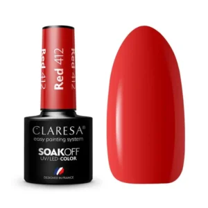 Esmalte Semipermanente Rojo 412 Claresa